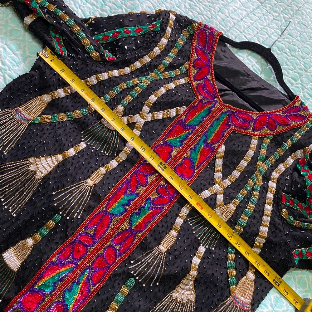 Scala beaded fabulous tassel silk jacket - Picture 13 of 14